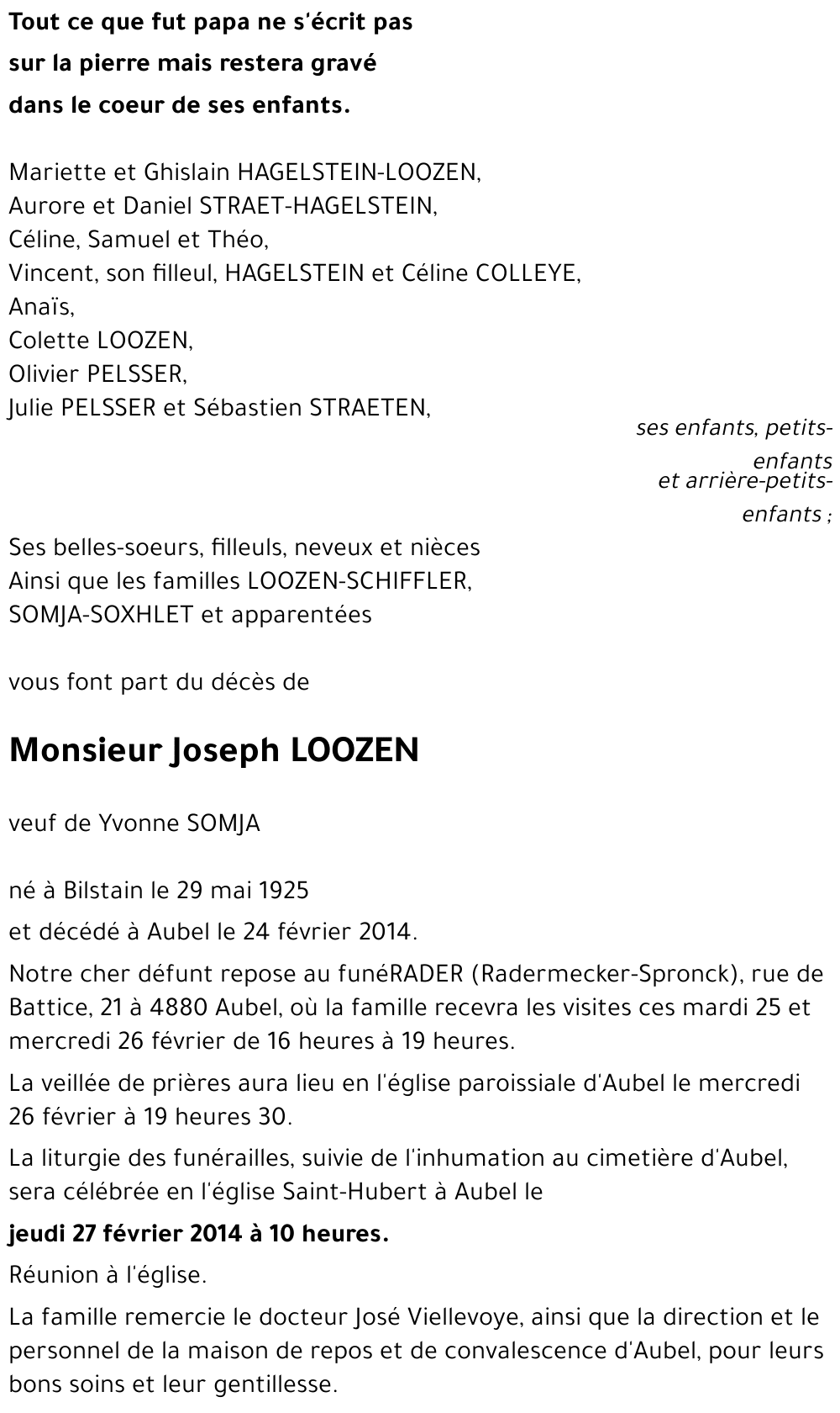 Joseph LOOZEN