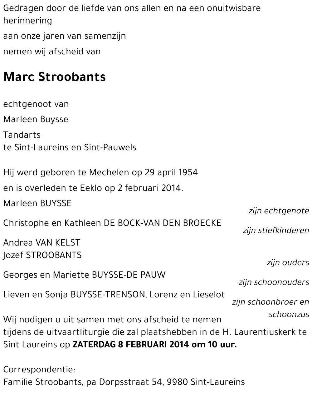 Marc Stroobants