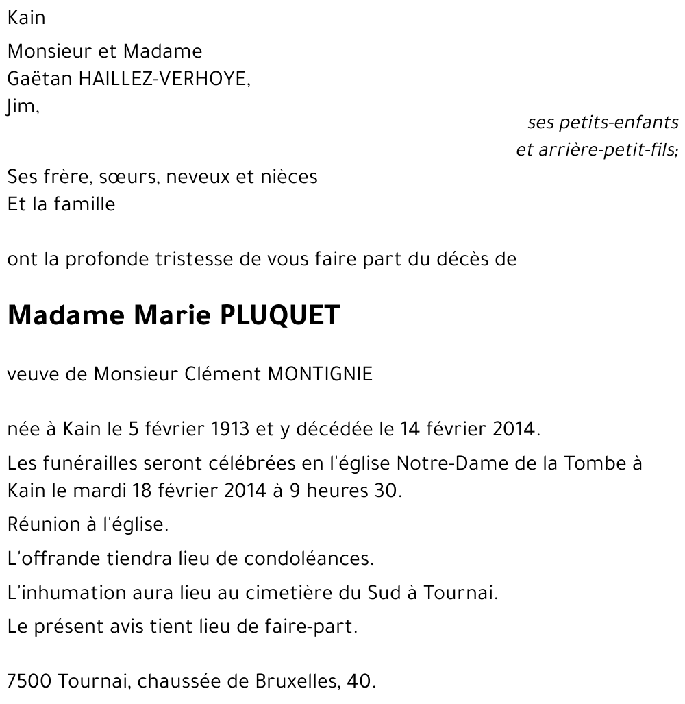 Marie PLUQUET