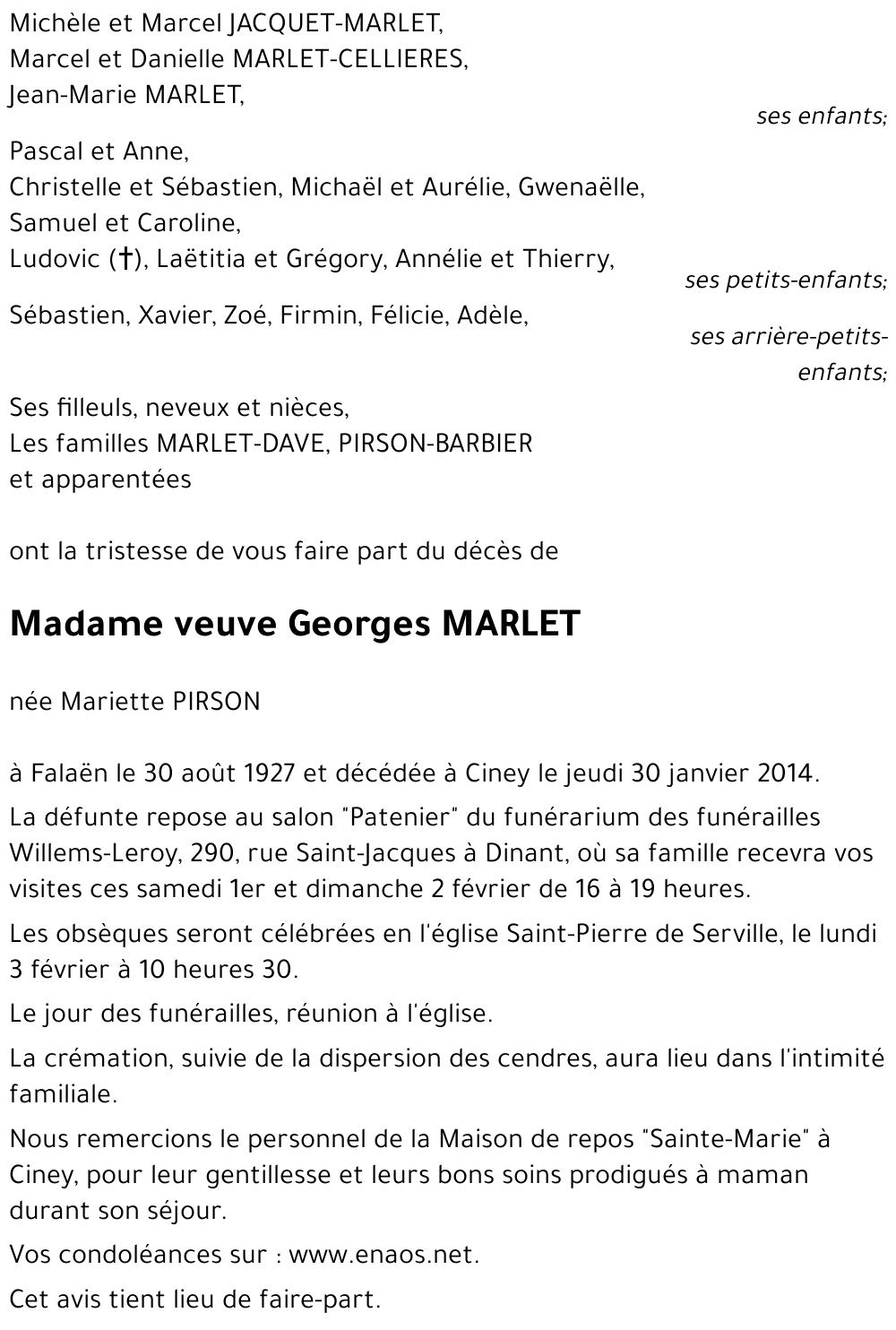 Mariette PIRSON