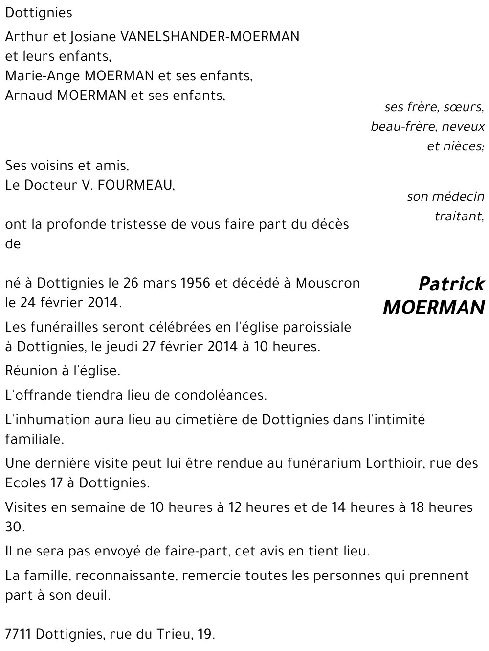 Patrick MOERMAN