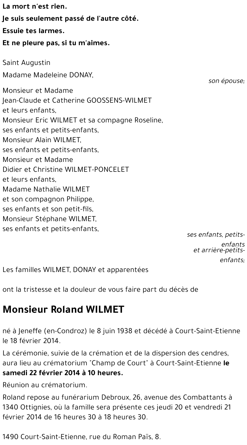 Roland WILMET