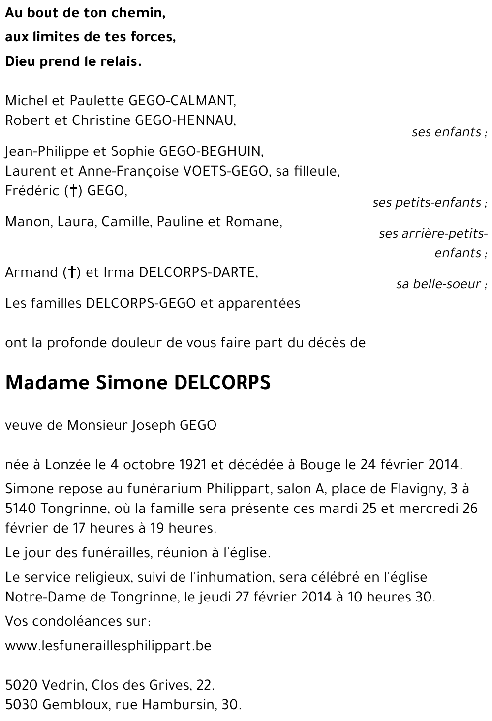 Simone DELCORPS