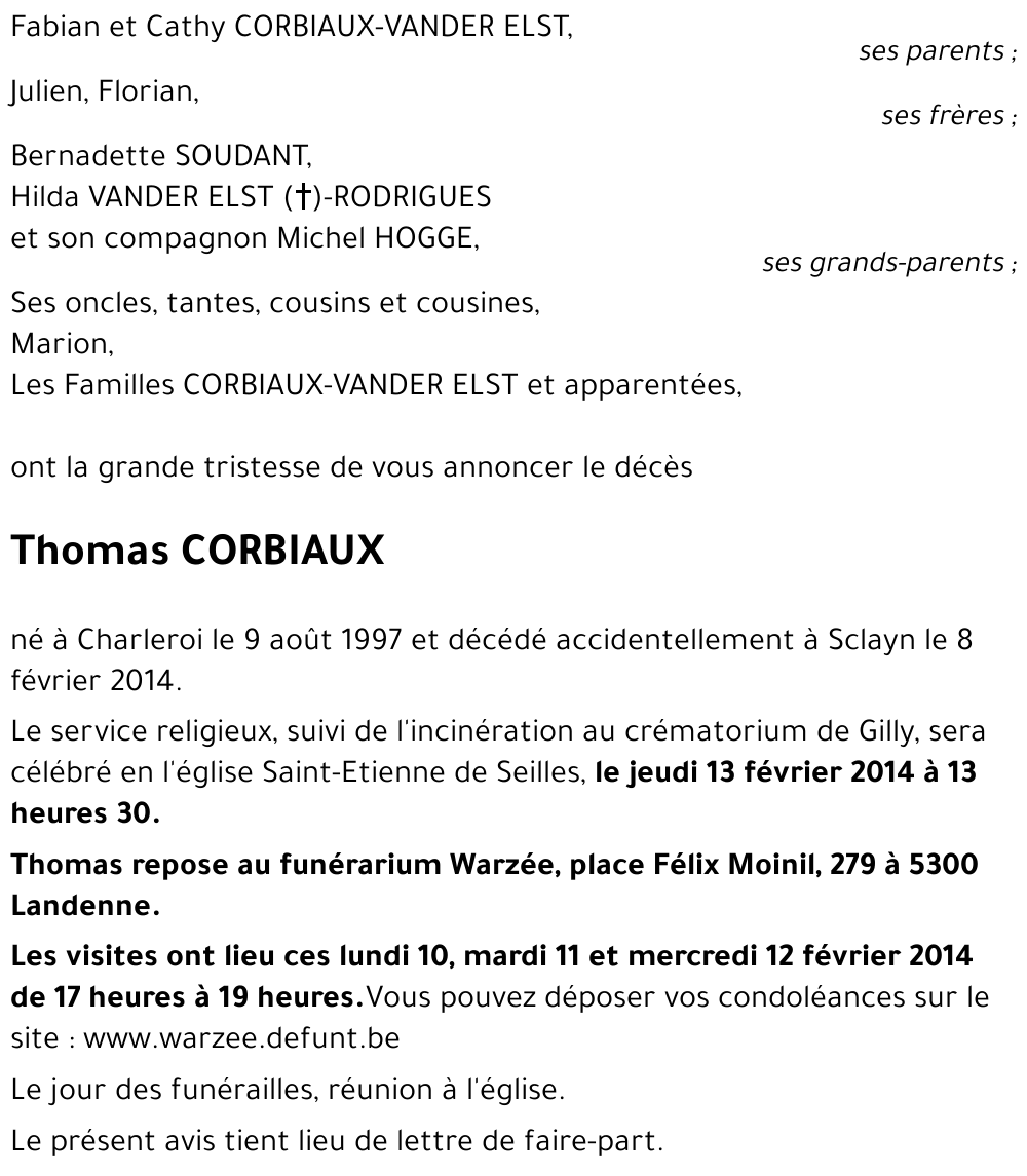 Thomas CORBIAUX