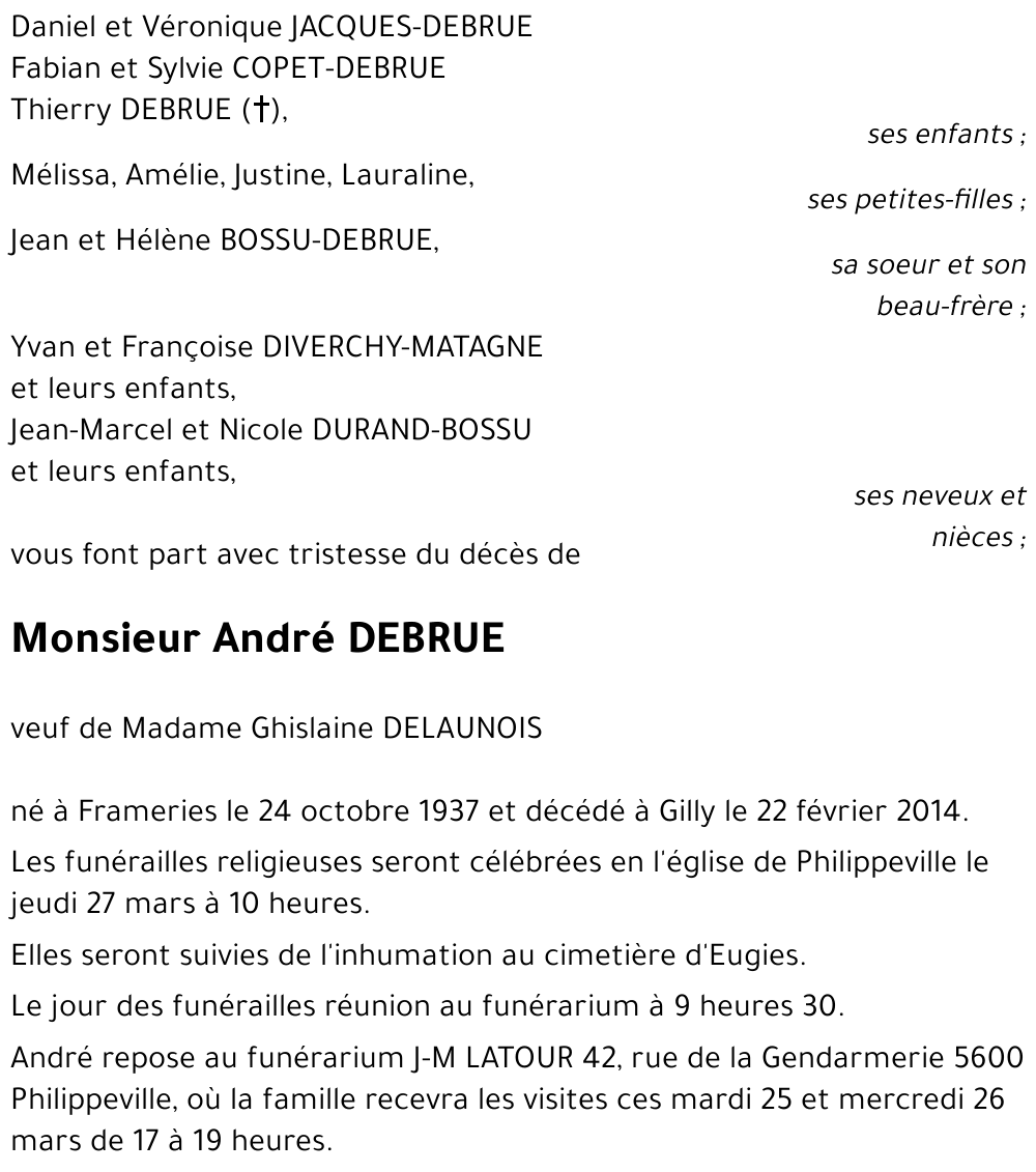 André DEBRUE