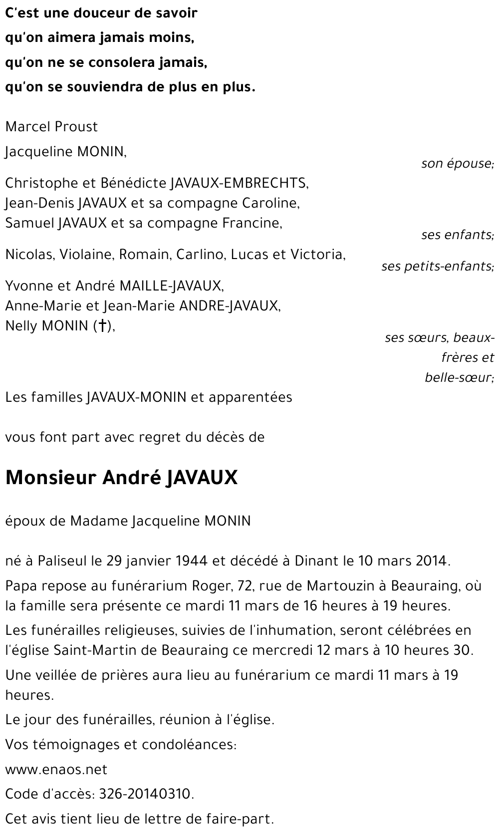 André JAVAUX