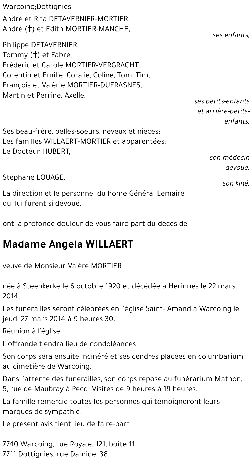 Angela WILLAERT