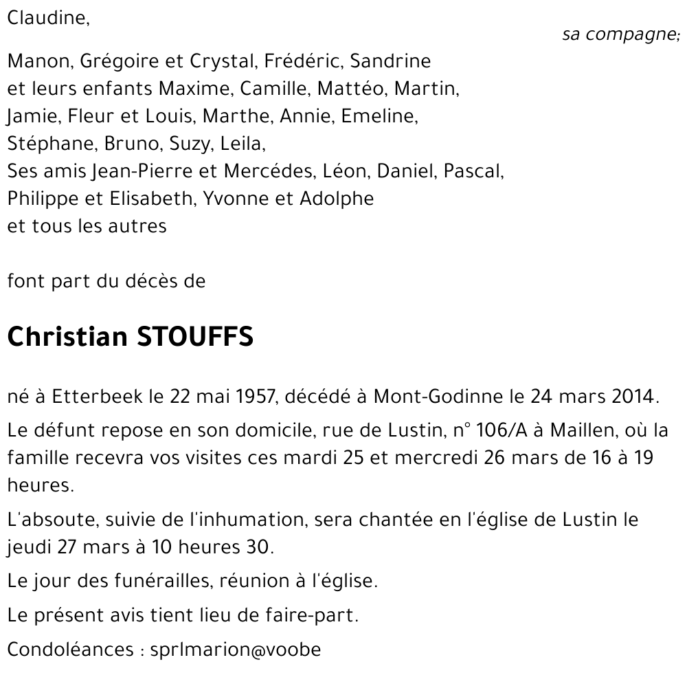 Christian STOUFFS