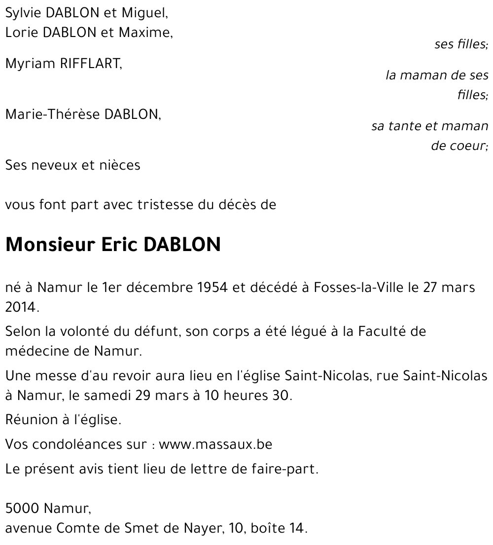 Eric DABLON