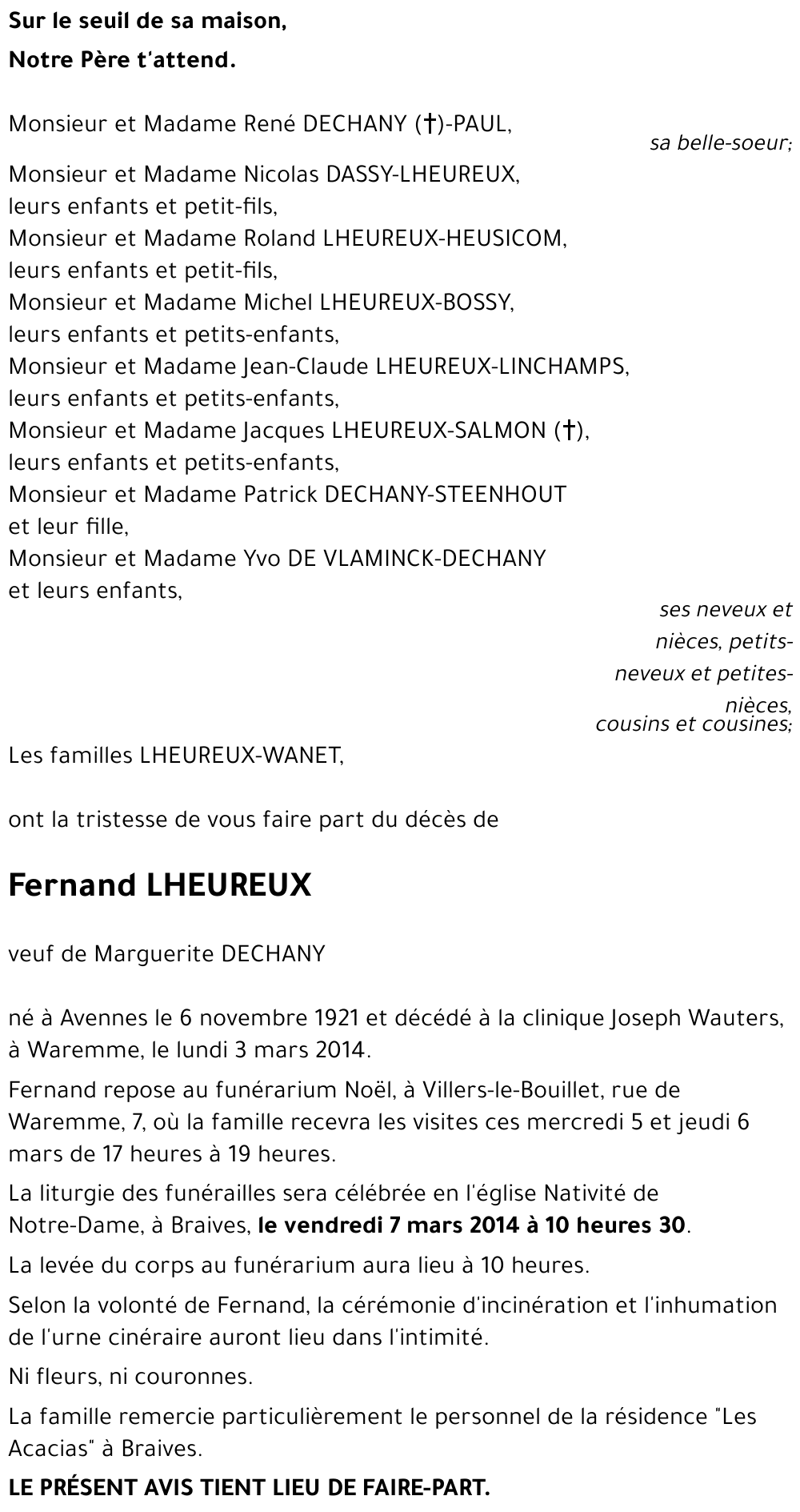 Fernand LHEUREUX