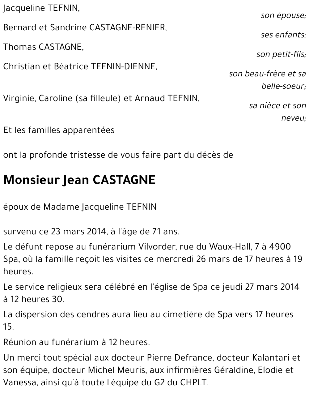 Jean CASTAGNE