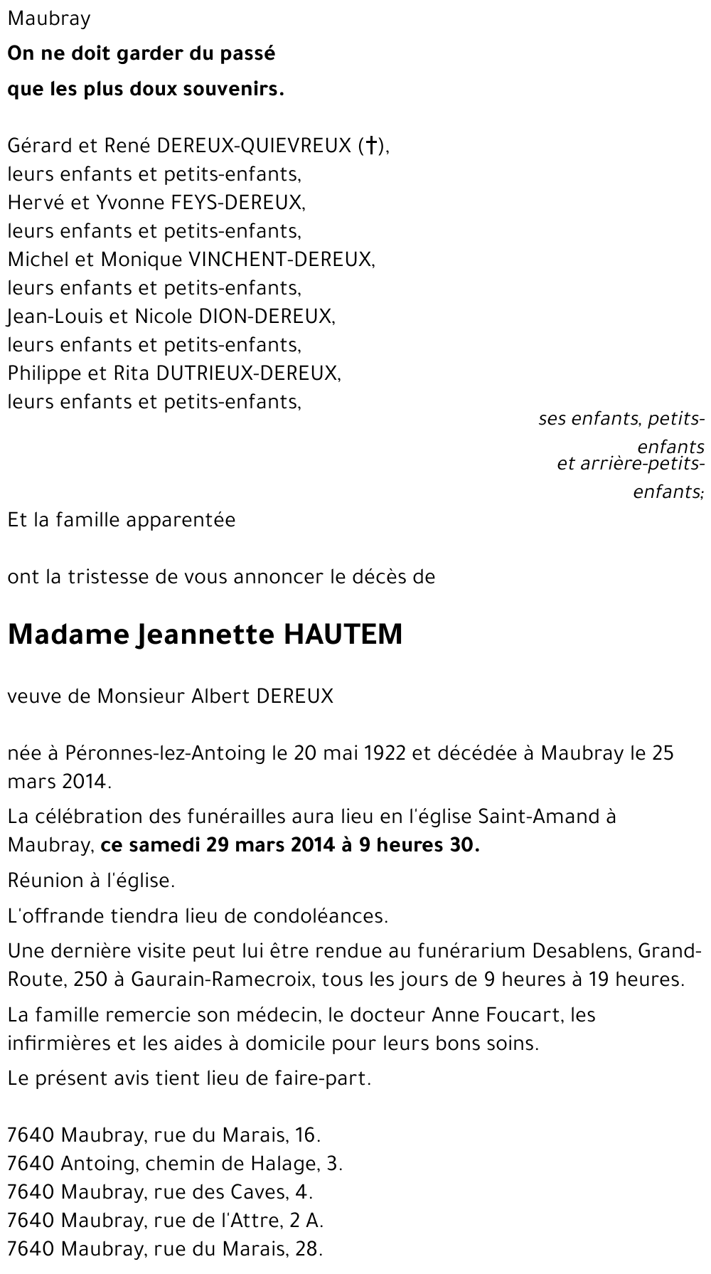 Jeannette HAUTEM