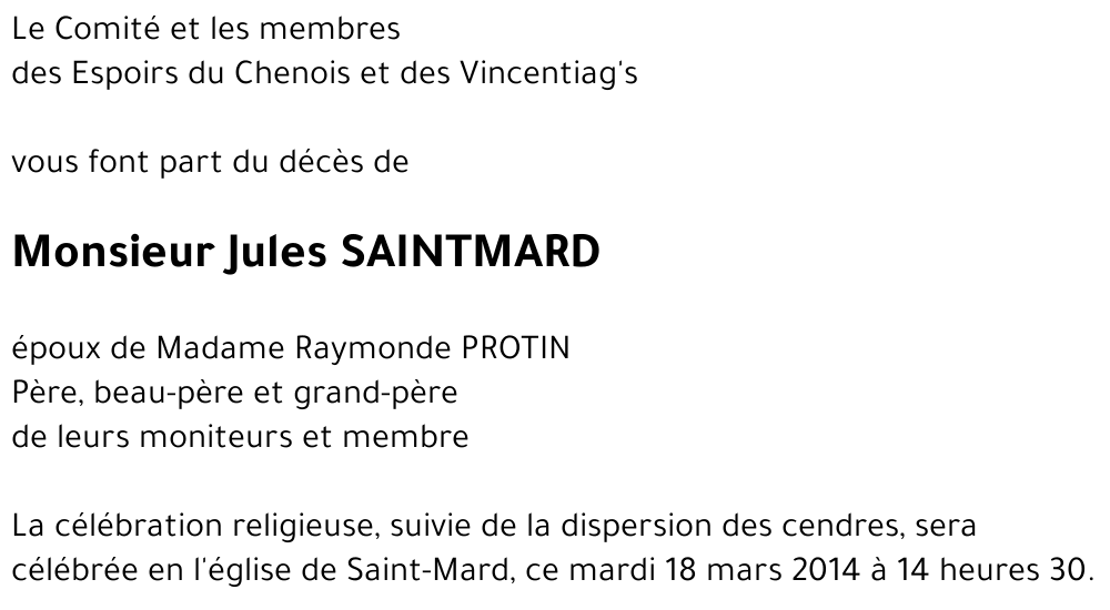 Jules SAINTMARD