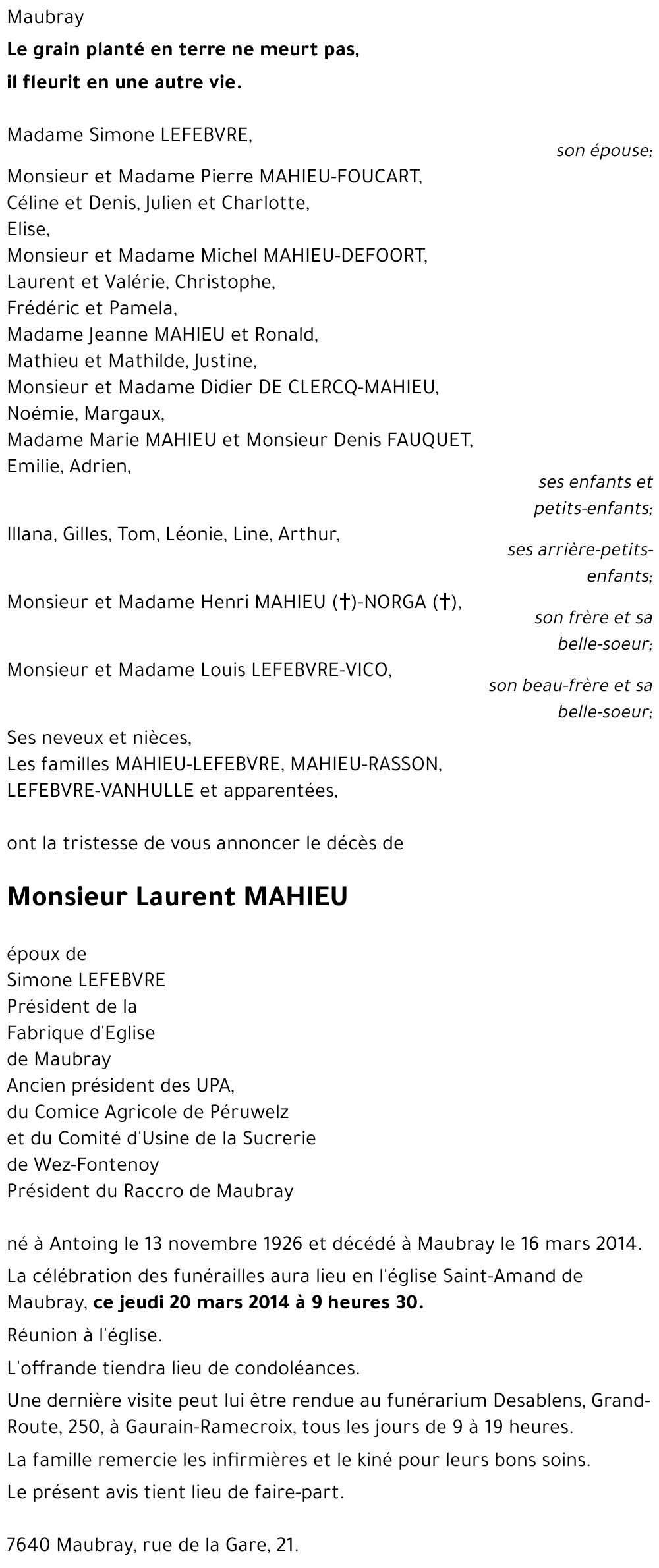 Laurent MAHIEU