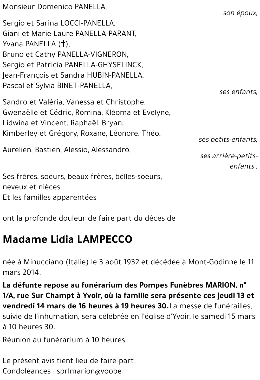 Lidia LAMPECCO