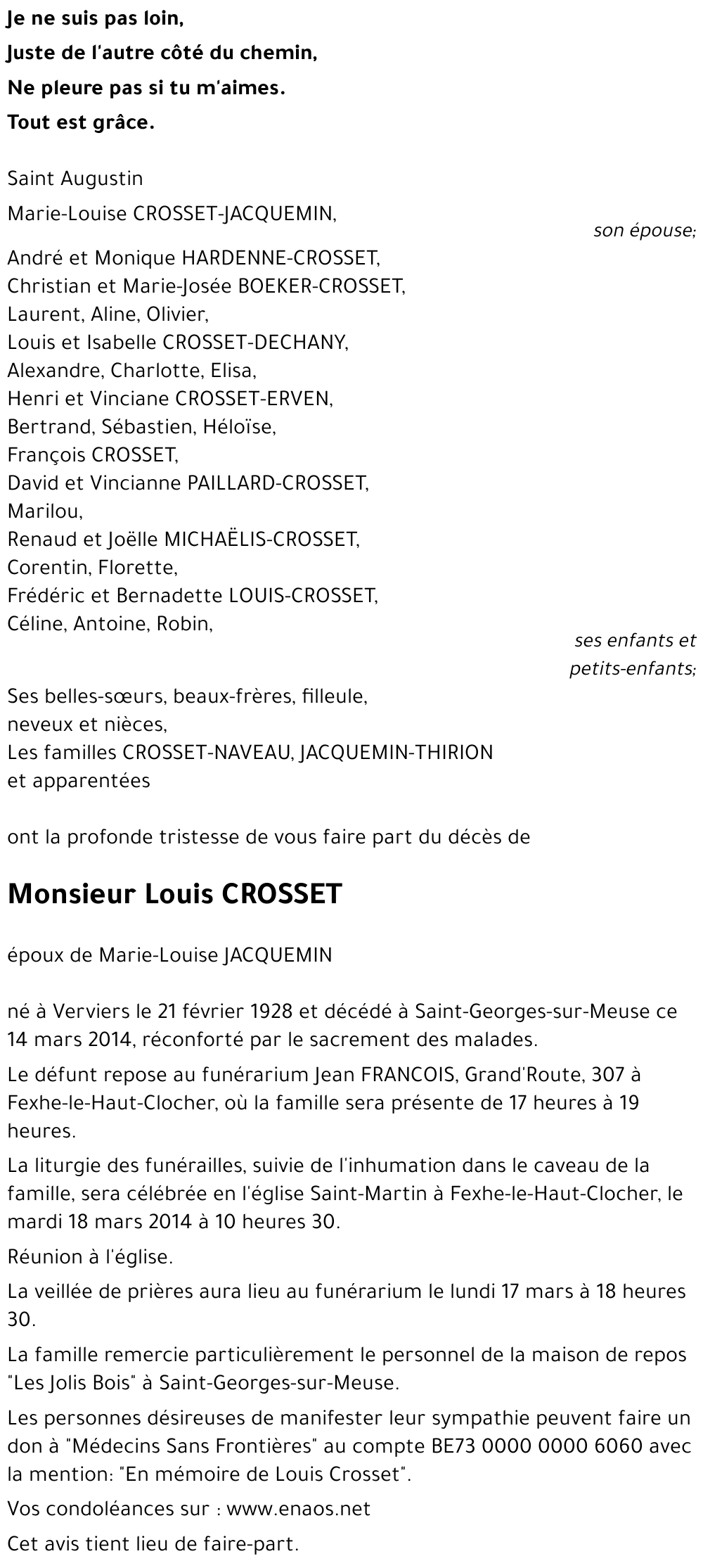 Louis CROSSET