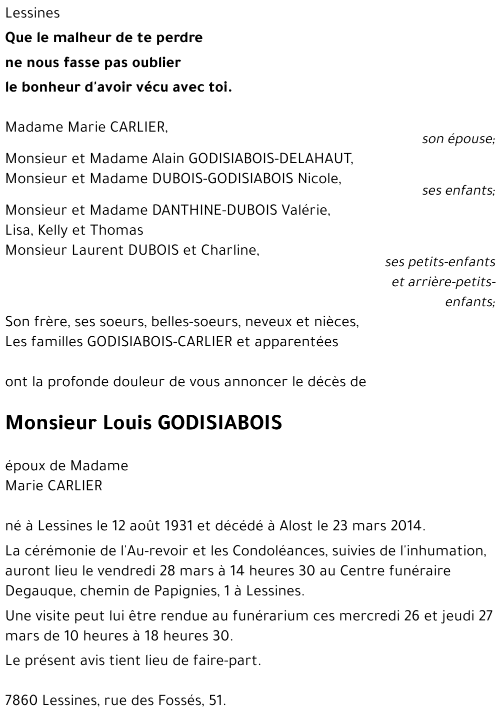 Louis GODISIABOIS