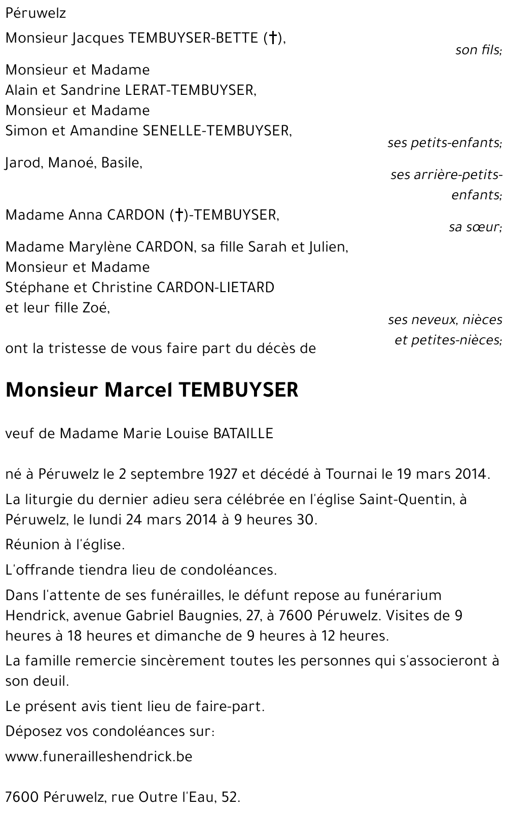 Marcel TEMBUYSER