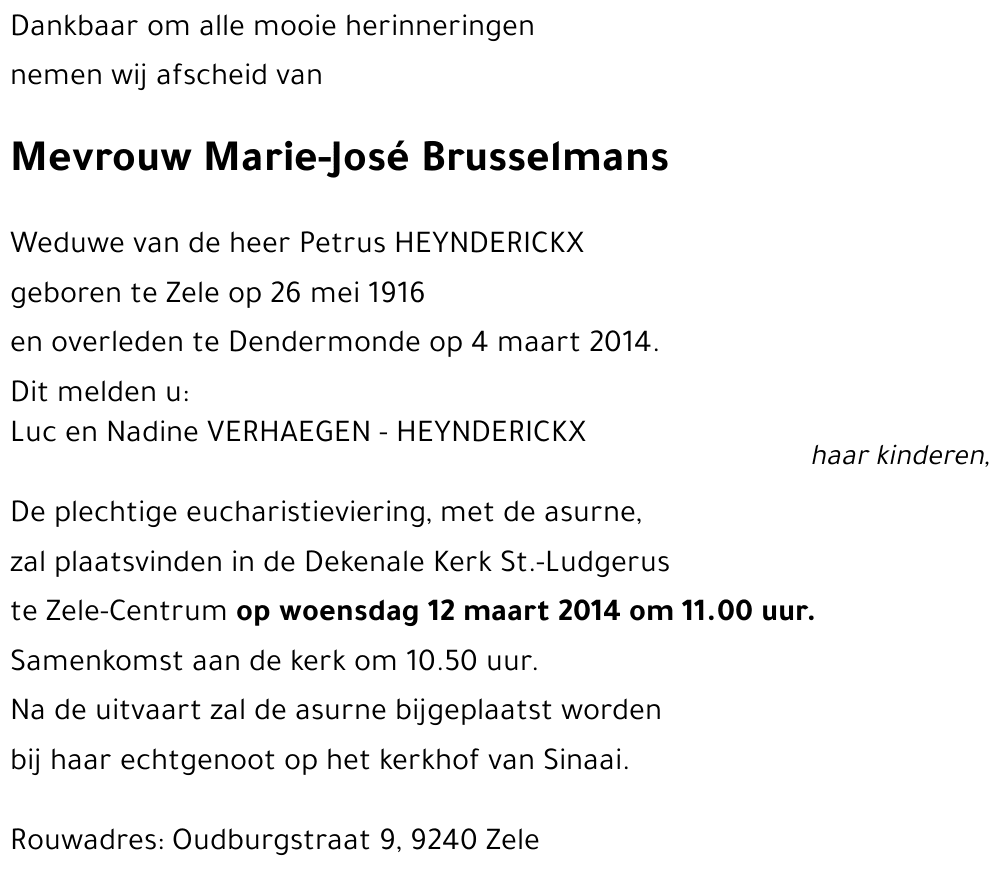 Marie-José Brusselmans