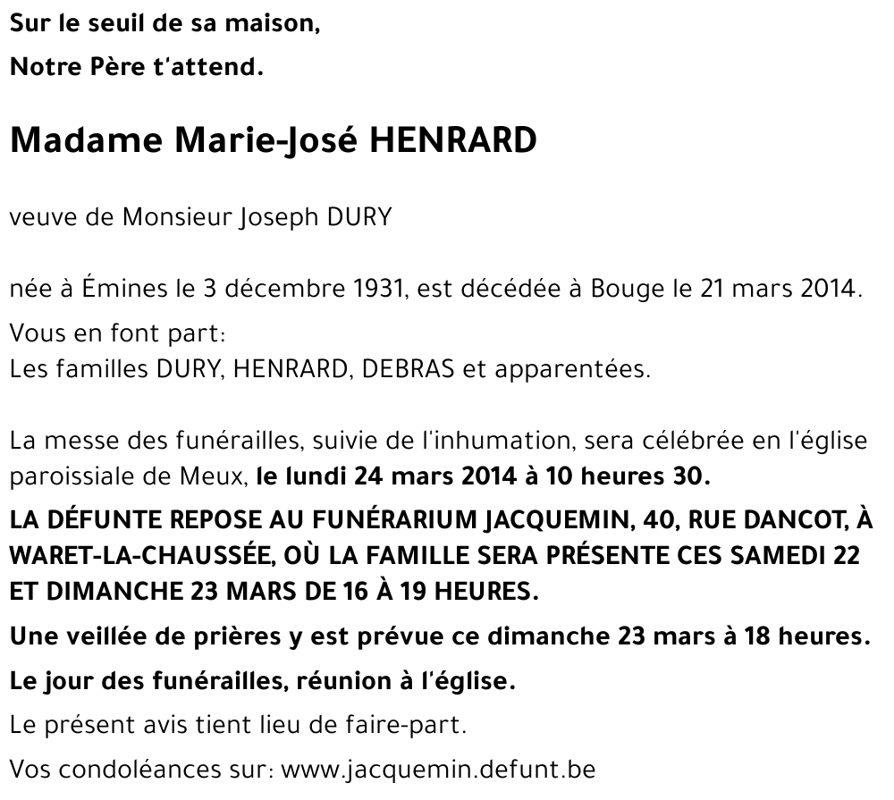 Marie-José Henrard