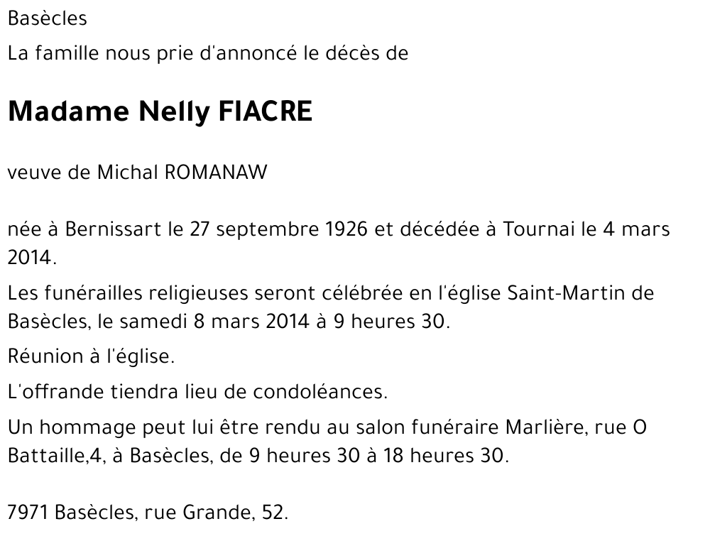 Nelly FIACRE