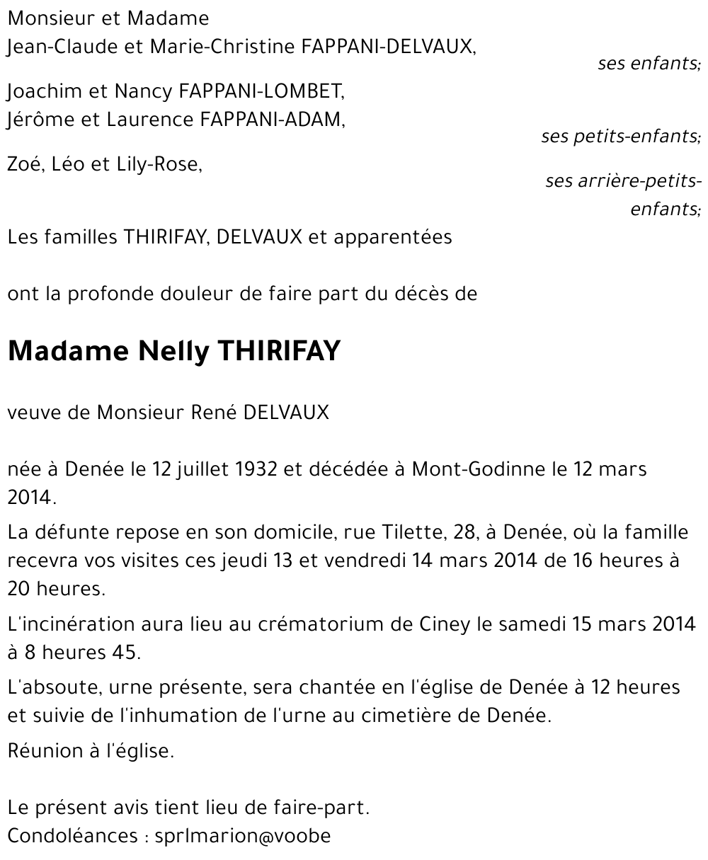 Nelly THIRIFAY