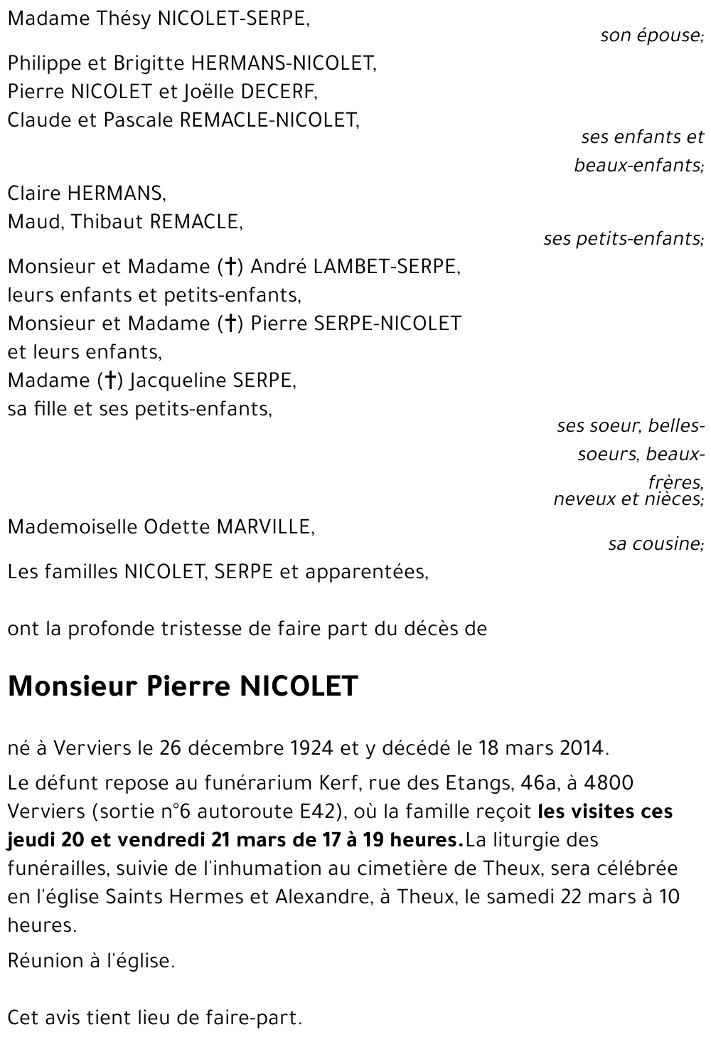 Pierre NICOLET