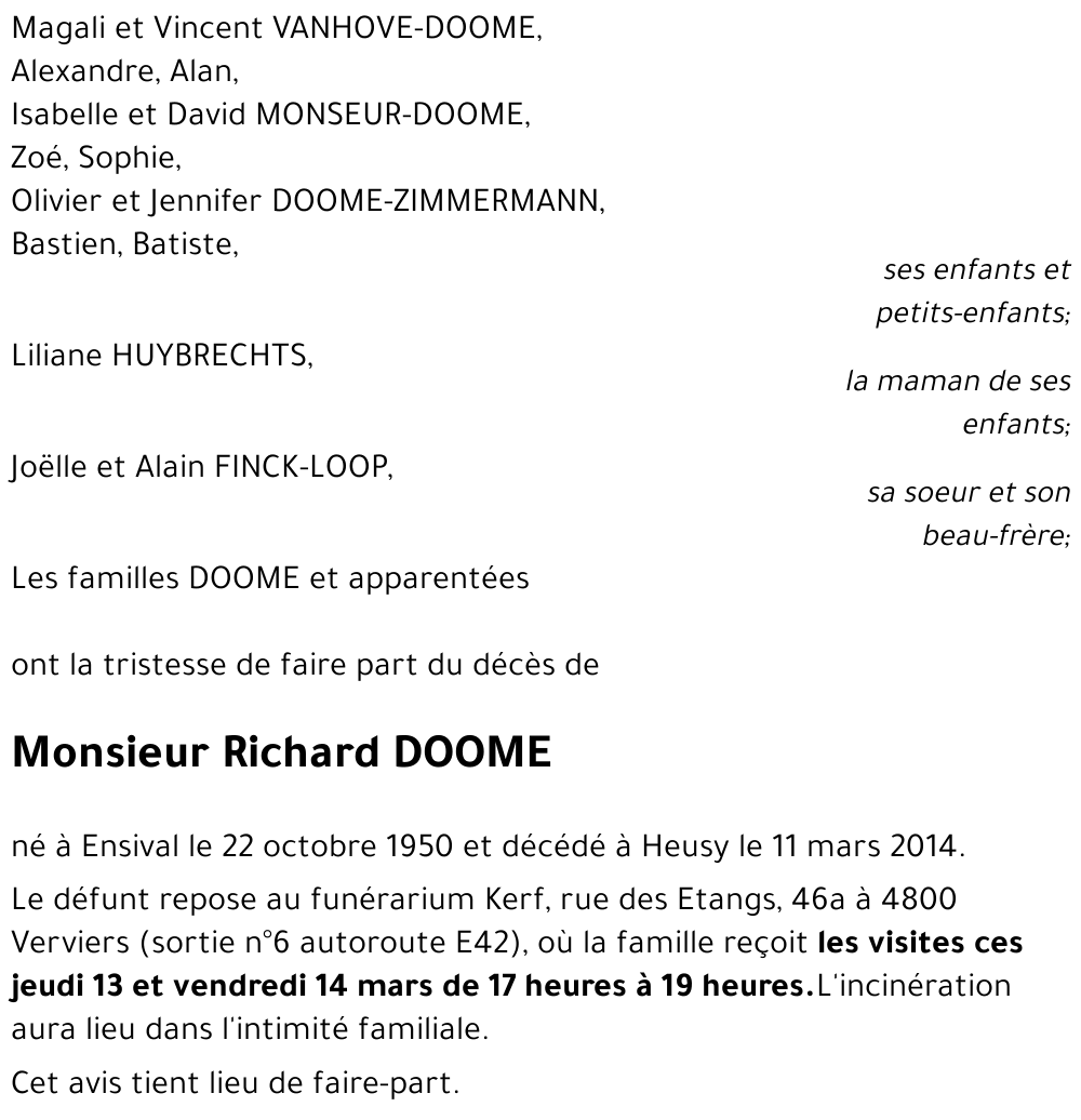 Richard DOOME