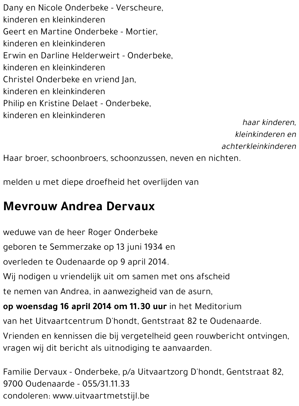 Andrea Dervaux