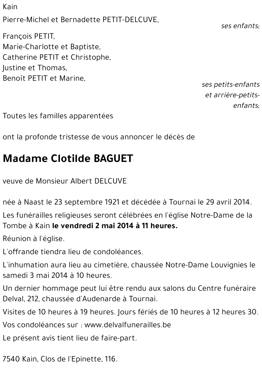 Clotilde BAGUET