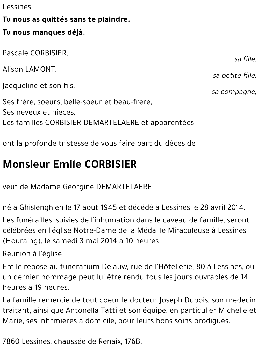 Emile CORBISIER