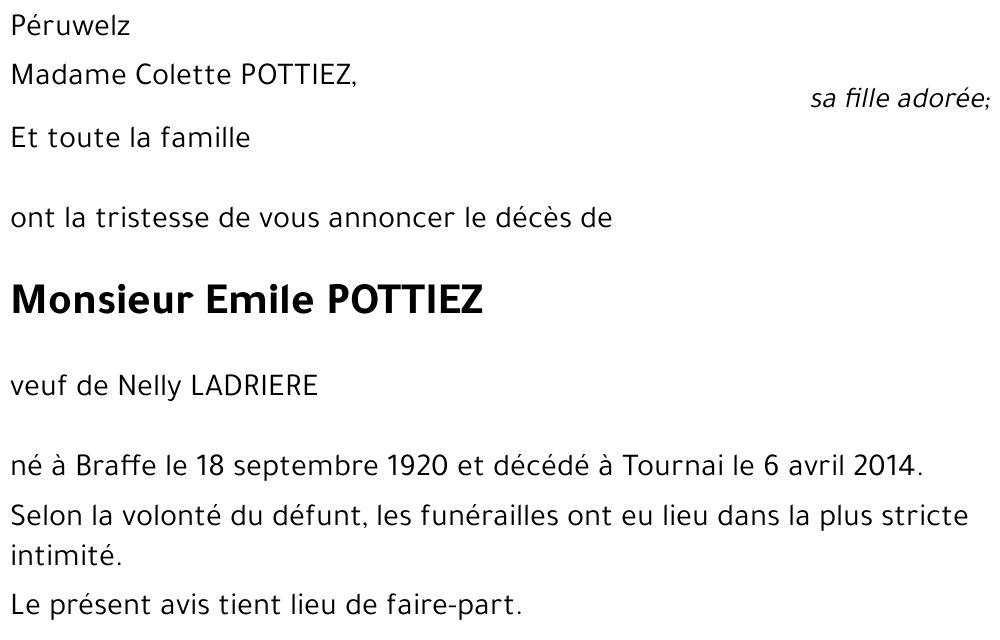 Emile POTTIEZ