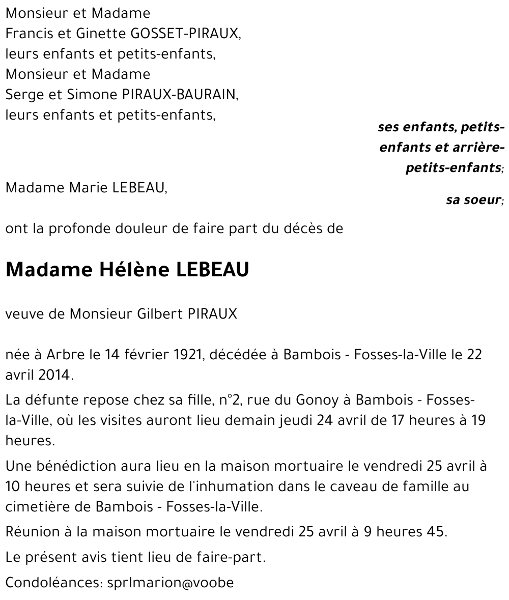 Hélène LEBEAU