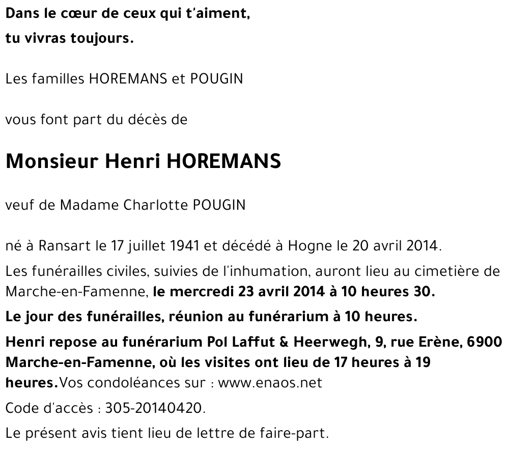 Henri HOREMANS