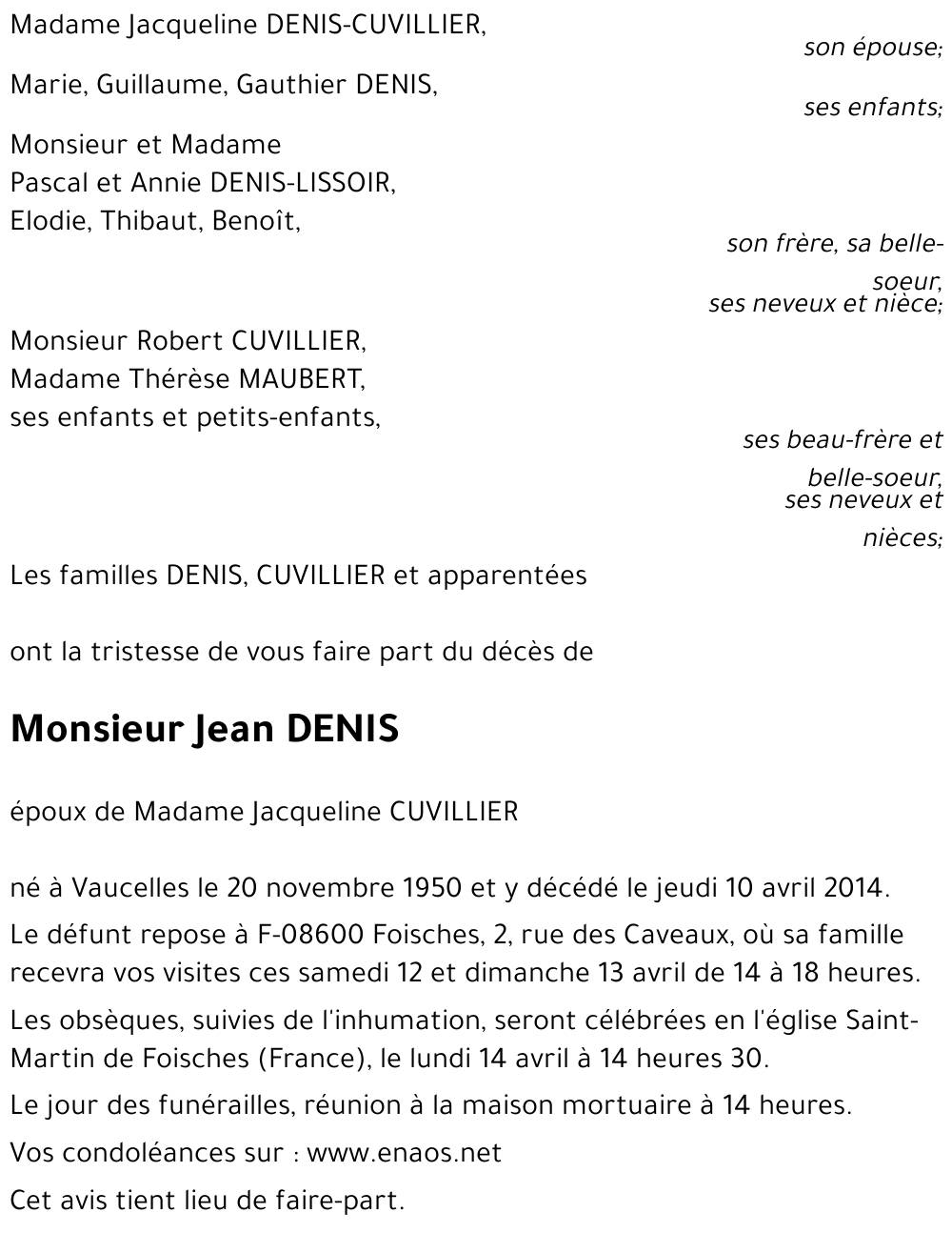 Jean DENIS