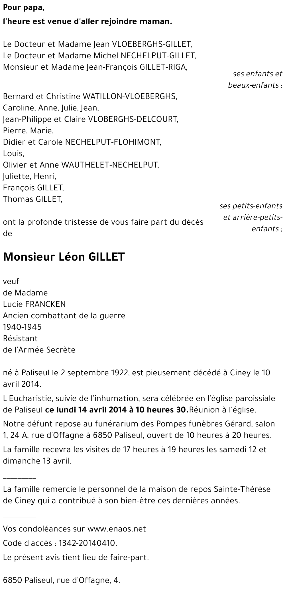 Léon GILLET