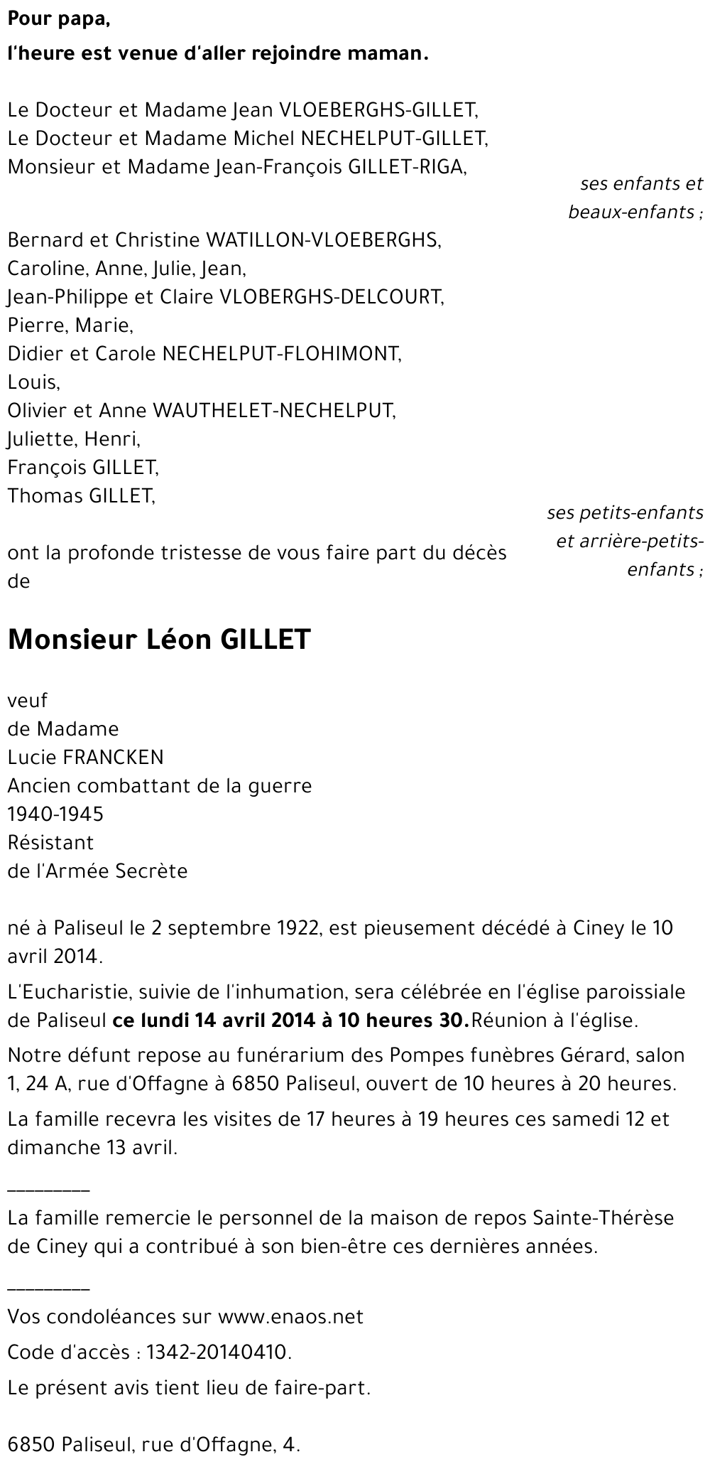 Léon GILLET