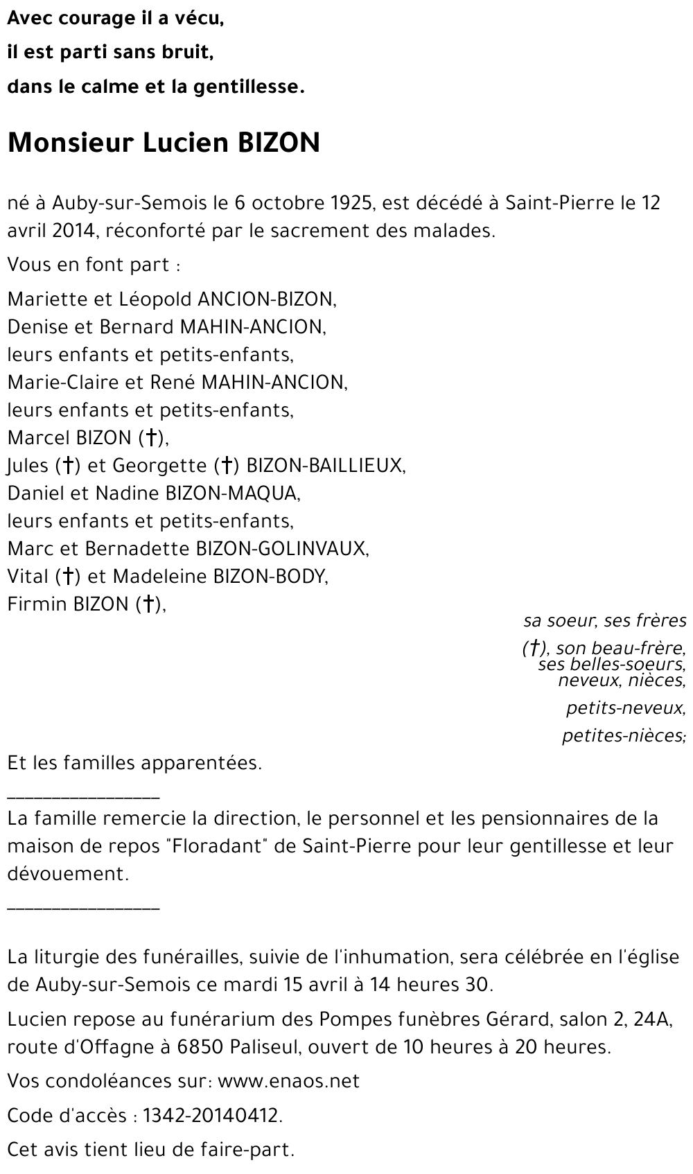 Lucien BIZON