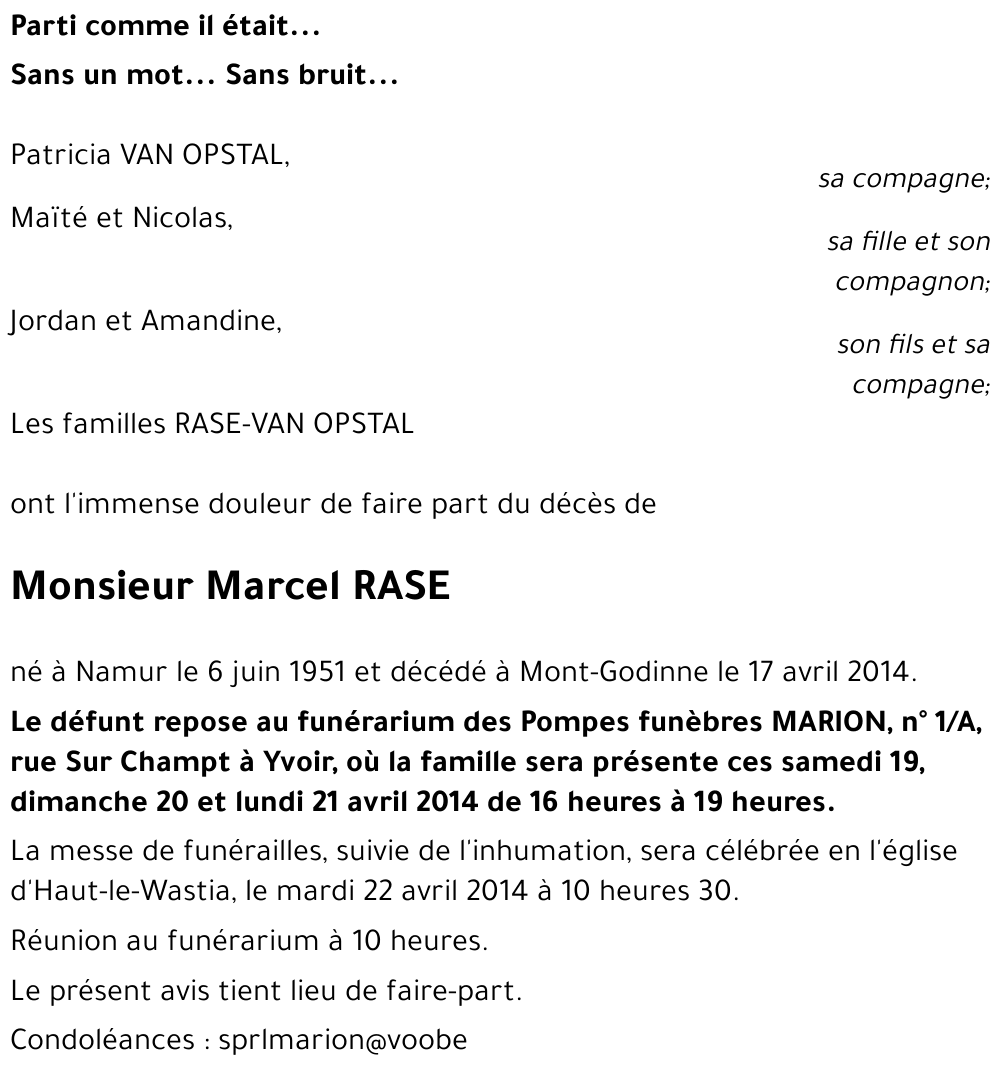 Marcel RASE