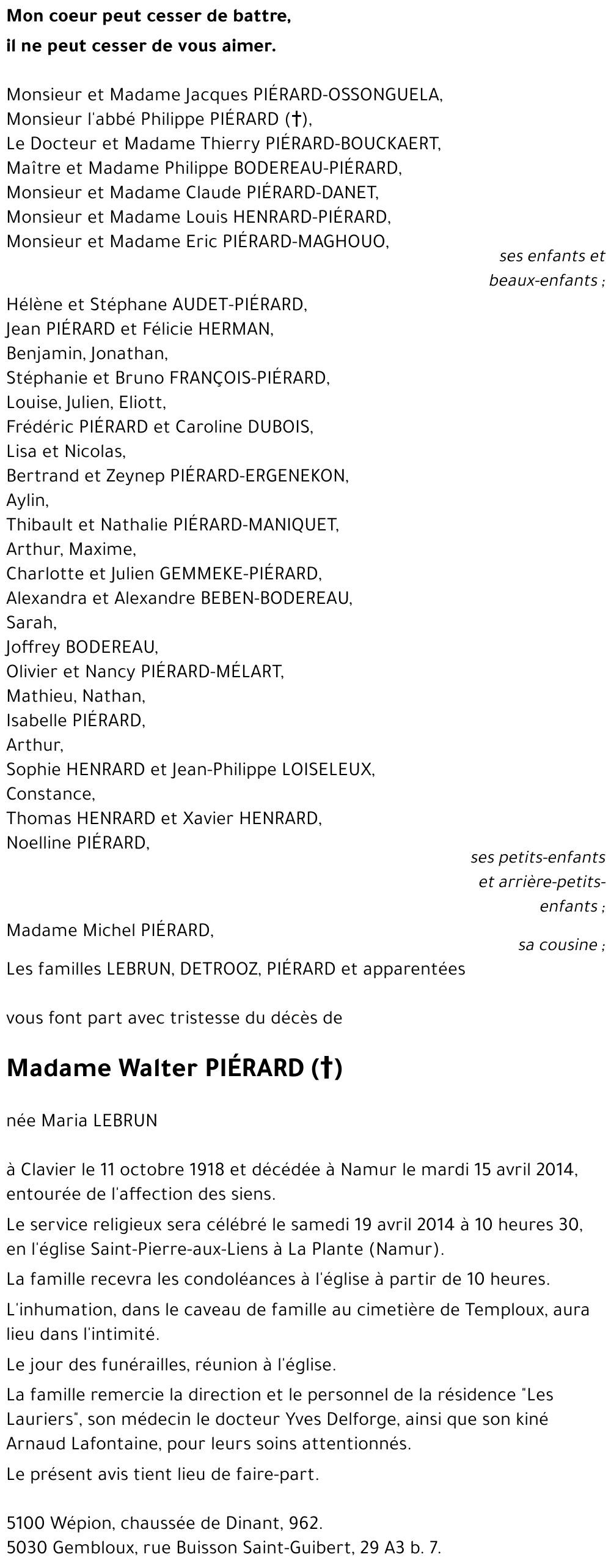 Maria LEBRUN