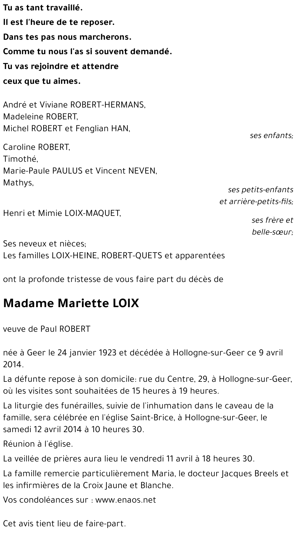 Mariette LOIX