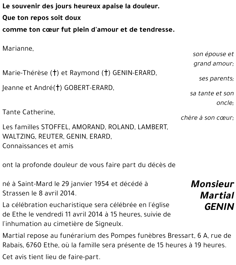 Martial GENIN