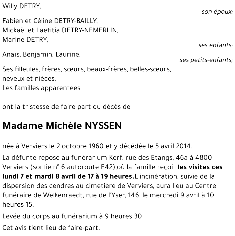 Michèle NYSSEN