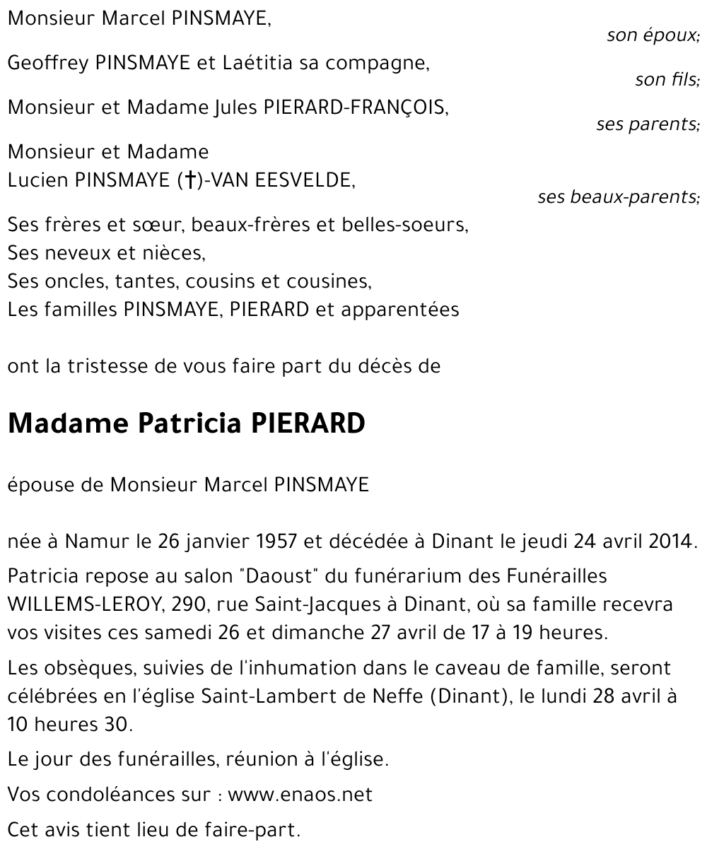 Patricia PIERARD