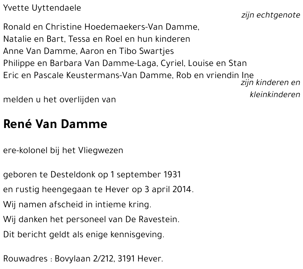 René Van Damme