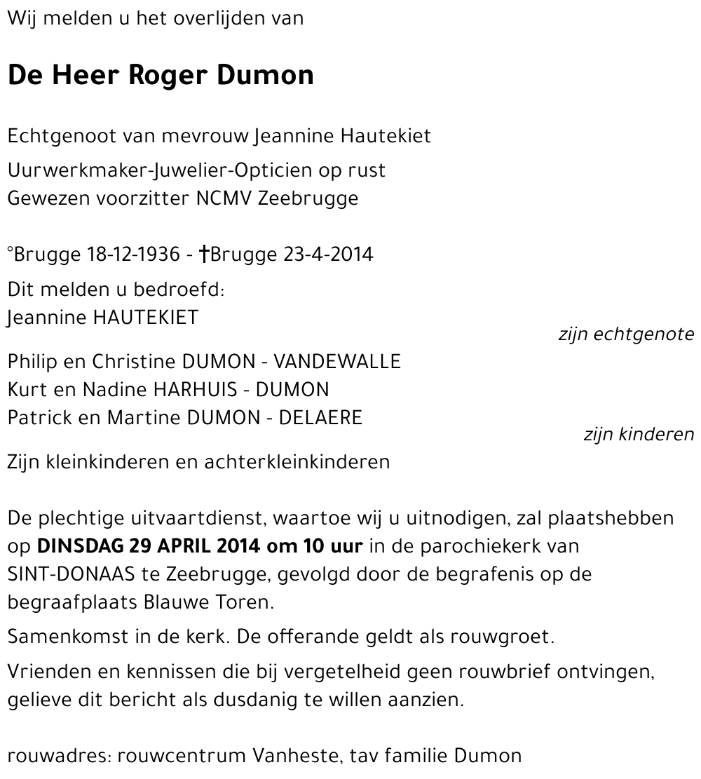 Roger Dumon