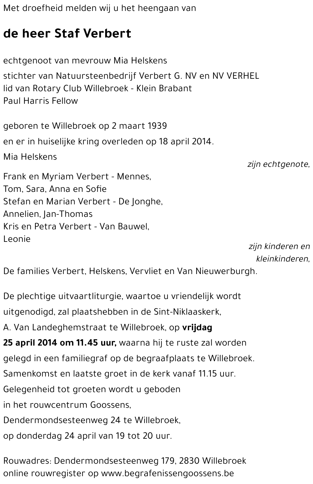Staf Verbert