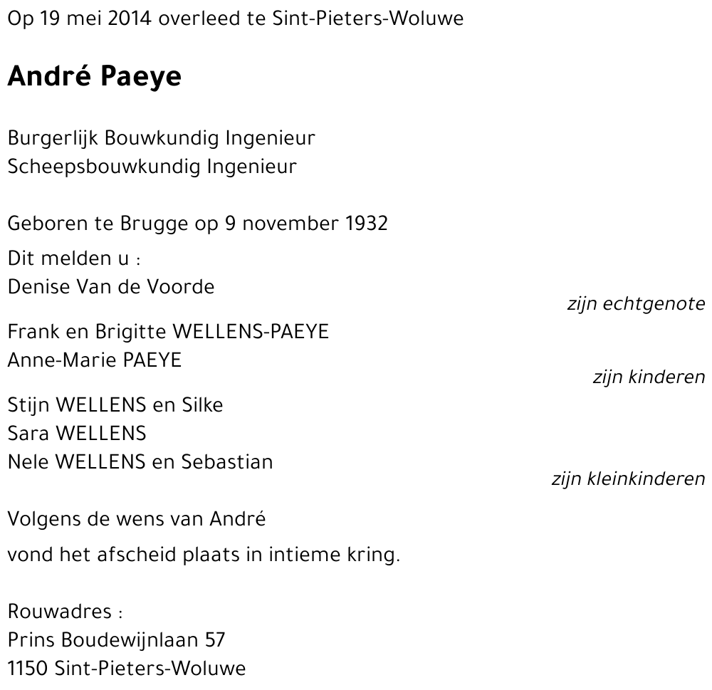 André Paeye