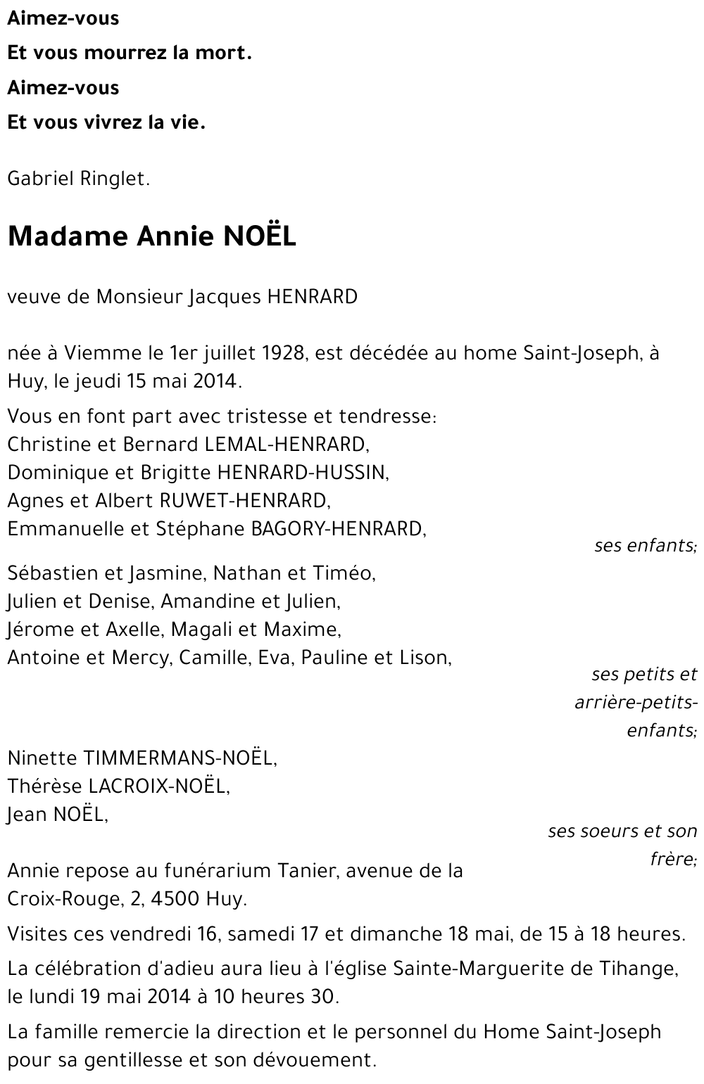 Annie NOEL