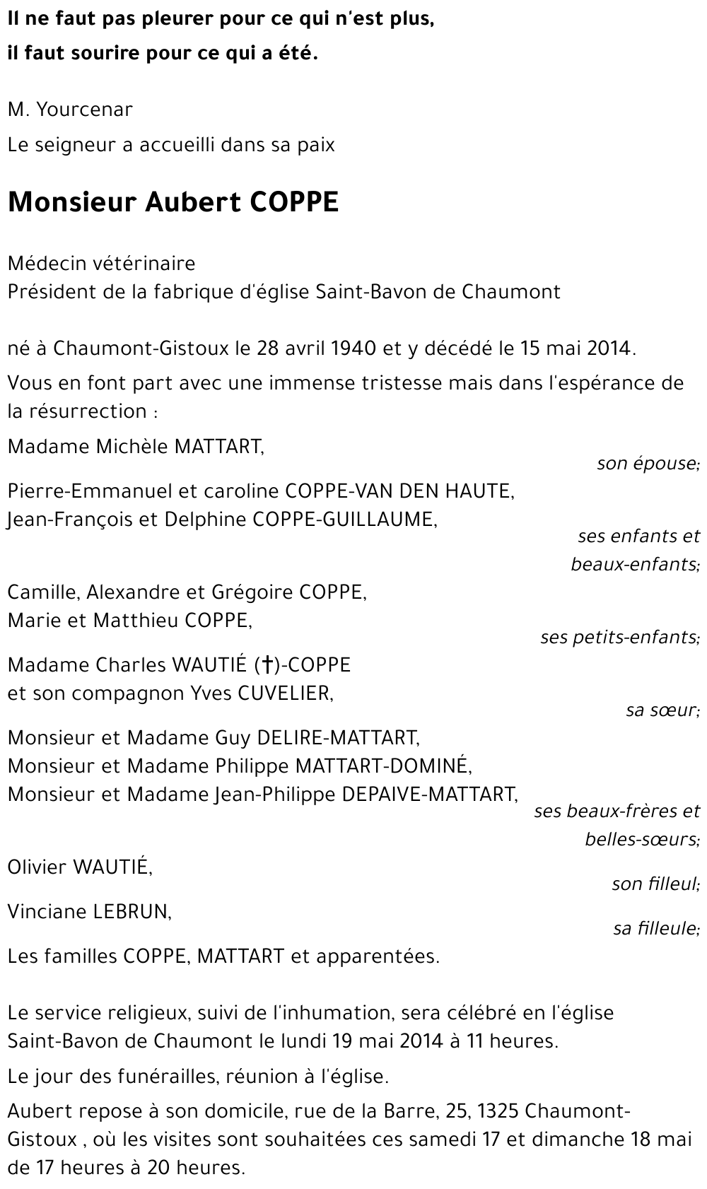 Aubert COPPE